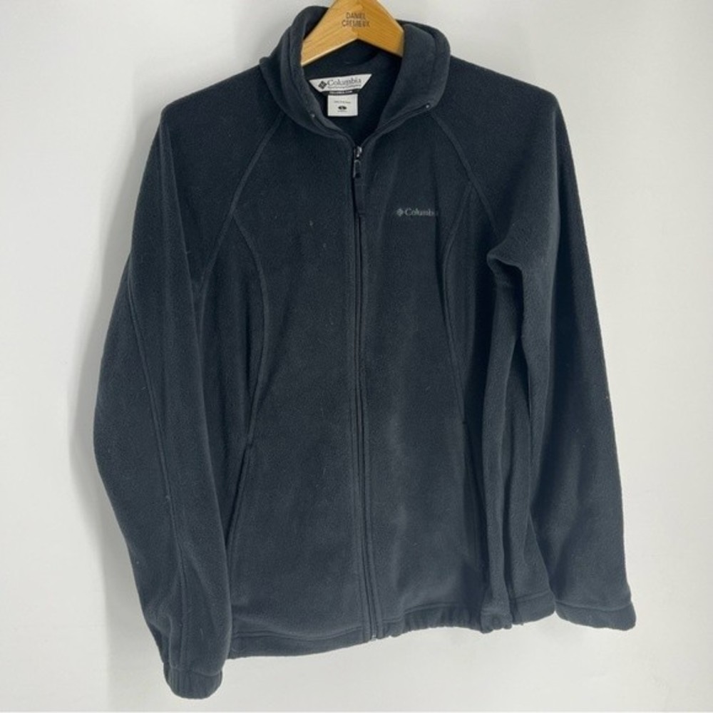 Columbia Jacket Womens Large Black Polyester Warm Soft‎ Cozy Winter Coat